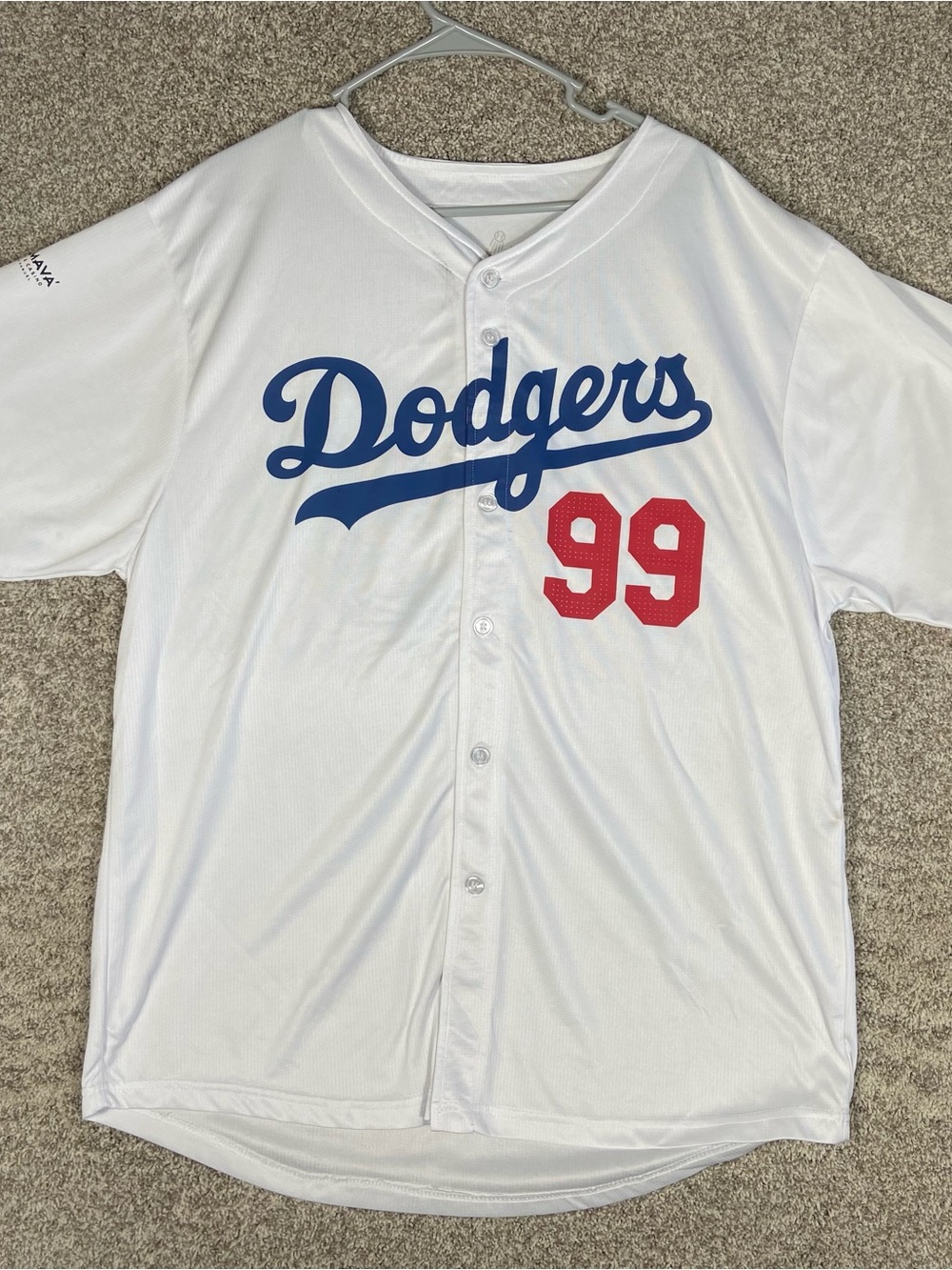 Dodgers Jersey Mens XL White Joe Kelly #99-SGA 6/11/24 Los Angeles MLB